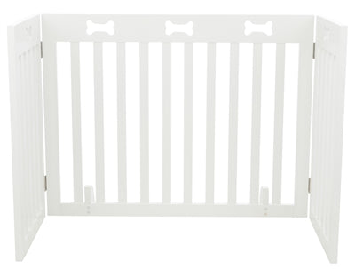 Trixie Hondenhek Afsluithek Wit 3 Panelen honden-kattenluik 82-124x61 cm