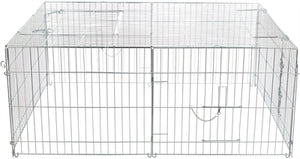 TRIXIE NATURA KNAAGDIERREN MET DAK GEGALVANISEERD METAAL 144X58X116 CM