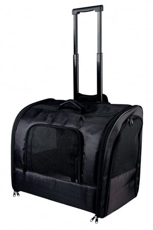 Trixie Reismand Trolley Elegance Zwart hondenbench transportbox 45x31x41 cm