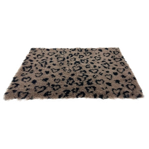 Martin Vetbed Print Luipaardprint Beige / Zwart Gerecycled hondenmand