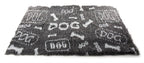 Martin Vetbed Dog Print Grijs / Wit Gerecycled hondenmand