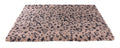 VETBED PRINT LUIPAARDPRINT BEIGE / ZWART GERECYCLED 100X75X2 CM
