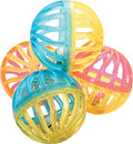 ZOLUX KATTENSPEELGOED BAL TWIST MET BEL ASSORTI 4 CM 4 ST
