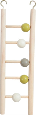 Zolux Ladder Hout 5 Treden Met Kralen vogelspeelgoed 1x7X23,5 cm