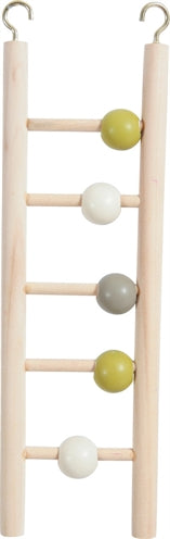 Zolux Ladder Hout 5 Treden Met Kralen vogelspeelgoed 1x7X23,5 cm