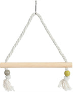 Zolux Schommel Hout Met Touw Assorti vogelspeelgoed 22x1,5x27 cm