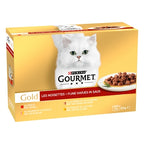 Gourmet Gold 12-PACK Fijne Hapjes kattenvoer natvoer 12x85 gr