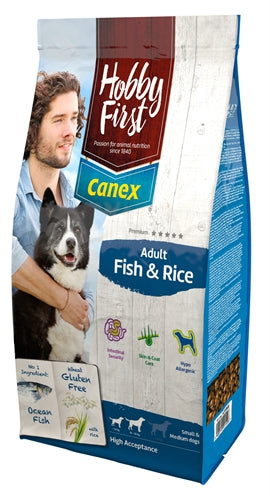 Hobbyfirst Canex Adult Fish & Rice hondenvoer droogvoer 12 kg