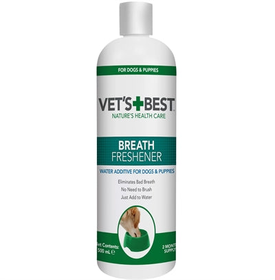VETS BEST BREATH FRESHENER HOND 500 ML