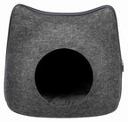 Trixie Relax Iglo Kat Vilt Grijs kattenmand 38x37x35 cm