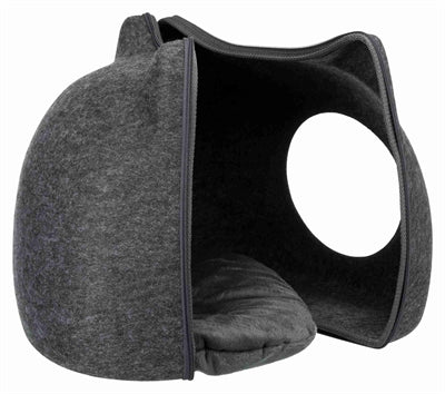 Trixie Relax Iglo Kat Vilt Grijs kattenmand 38x37x35 cm