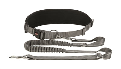 Trixie Jogginglijn Grijs outdoor 75-120 cm