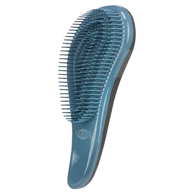 Trixie Zachte Borstel Blauw hondenborstel 19 cm