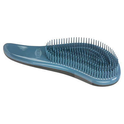 Trixie Zachte Borstel Blauw hondenborstel 19 cm