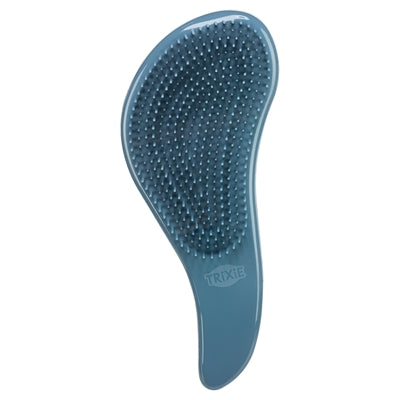 Trixie Zachte Borstel Blauw hondenborstel 19 cm