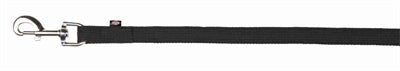Trixie Hondenriem Sleeplijn Singelband Zwart hondenhalsband nylon