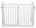 TRIXIE HONDENHEK MET DEUR WIT 60-160 X 81 CM