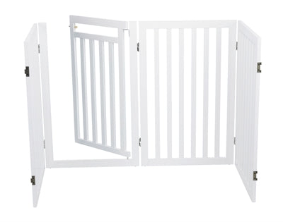 Trixie Hondenhek Met Deur Wit honden-kattenluik 60-160x81 cm