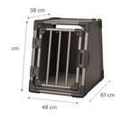 Trixie Vervoersbox Aluminium Grafiet hondenbench transportbox