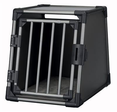 TRIXIE VERVOERSBOX ALUMINIUM GRAFIET M 74X55X61 CM