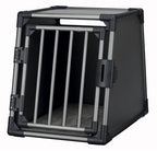 Trixie Vervoersbox Aluminium Grafiet hondenbench transportbox