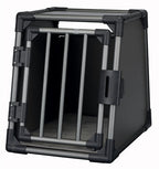 Trixie Vervoersbox Aluminium Grafiet hondenbench transportbox