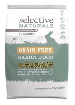 Supreme Science Selective Naturals Rabbit Graanvrij knaagdiervoer konijnenvoer 1,5 kg