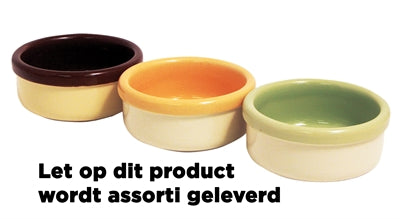 ROSEWOOD OPTIONS VOERBAK HAMSTER TWEE-KLEUR ASSORTI 9 CM