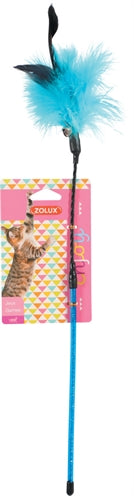 Zolux Kattenhengel Veer Assorti kattenspeelgoed 7x7X53,5 cm