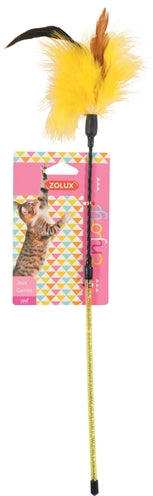 Zolux Kattenhengel Veer Assorti kattenspeelgoed 7x7X53,5 cm