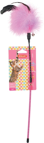 Zolux Kattenhengel Veer Assorti kattenspeelgoed 7x7X53,5 cm