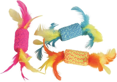 Zolux Elastic Snoep Assorti kattenspeelgoed 17,5x3X3 cm