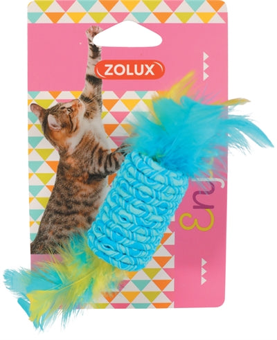 Zolux Elastic Snoep Assorti kattenspeelgoed 17,5x3X3 cm