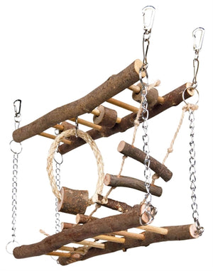 Trixie Natural Living Hangbrug knaagdierspeelgoed 27x7X17 cm