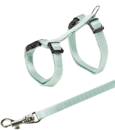 Trixie Kittentuig Met Riem Assorti halsbanden lijnen nylon 19-31 cm / 1,20 Mtr x 8 mm