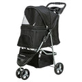 TRIXIE HONDENBUGGY ZWART 80X47X100 CM