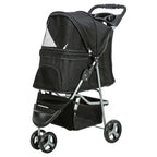Trixie Hondenbuggy Zwart hondenbench transportbox 80x47x100 cm