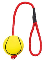 Trixie Sportbal Aan Touw Schuimrubber Drijvend Assorti hondenspeelgoed 6x6X30 cm