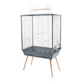 ZOLUX VOGELKOOI NEO JILI XL GRIJS 81X48X132CM