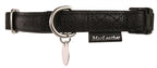 Macleather Halsband Zwart halsbanden lijnen kunstleer