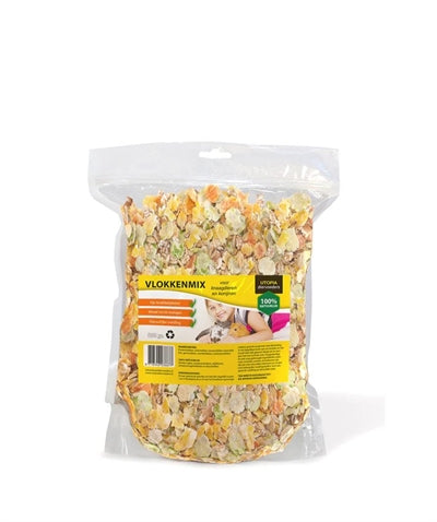 Utopia Vlokkenmix snacks gedroogd 550 gr