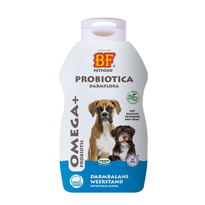 bf Petfood Omega+ Probiotic voedingssupplement hond 500 ml