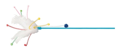 Trixie Katten Speelstok Met Veren Assorti kattenspeelgoed 41 cm