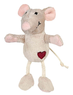 Trixie Muis Pluche Beige kattenspeelgoed 11 cm