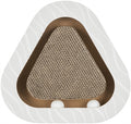 TRIXIE KRABPLANK KARTON MET 2 BALLEN 36X36X5 CM