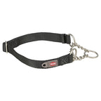 Trixie Halsband Hond Premium Halfslip Halsband Zwart hondenhalsband hondenriem nylon