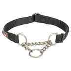Trixie Halsband Hond Premium Halfslip Halsband Zwart hondenhalsband hondenriem nylon