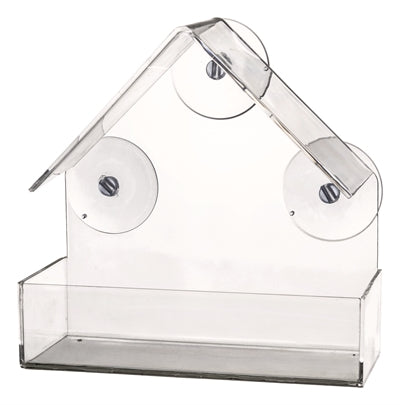 TRIXIE RAAMVOEDERHUIS TRANSPARANT 15X6X15 CM 225 ML