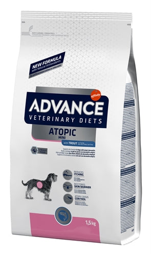 Advance Veterinary Diet Dog Atopic Mini hondenvoer droogvoer 1,5 kg