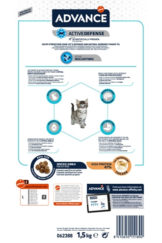 Advance Cat Kitten Chicken / Rice kattenvoer droogvoer
